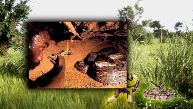 Африканские охотники против Питона смотреть онлайн