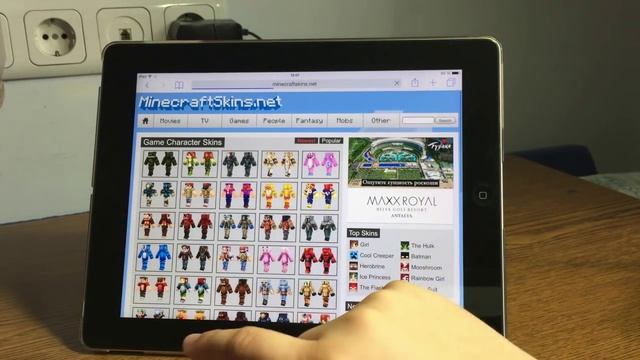 Где скачать скины для Minecraft PE на IOS! смотреть онлайн