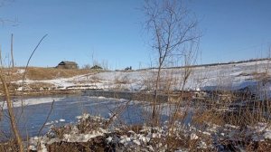 Новосибирская область Тогучинский район с. Завьялово  Завьяловский пруд водопад река Малые Изылы.