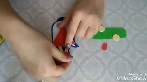 Бейджик из фоамирана.