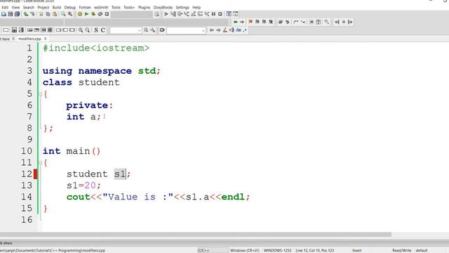 #71 Access Specifiers(Public, Private, Protected) in C++ Programming смотреть онлайн