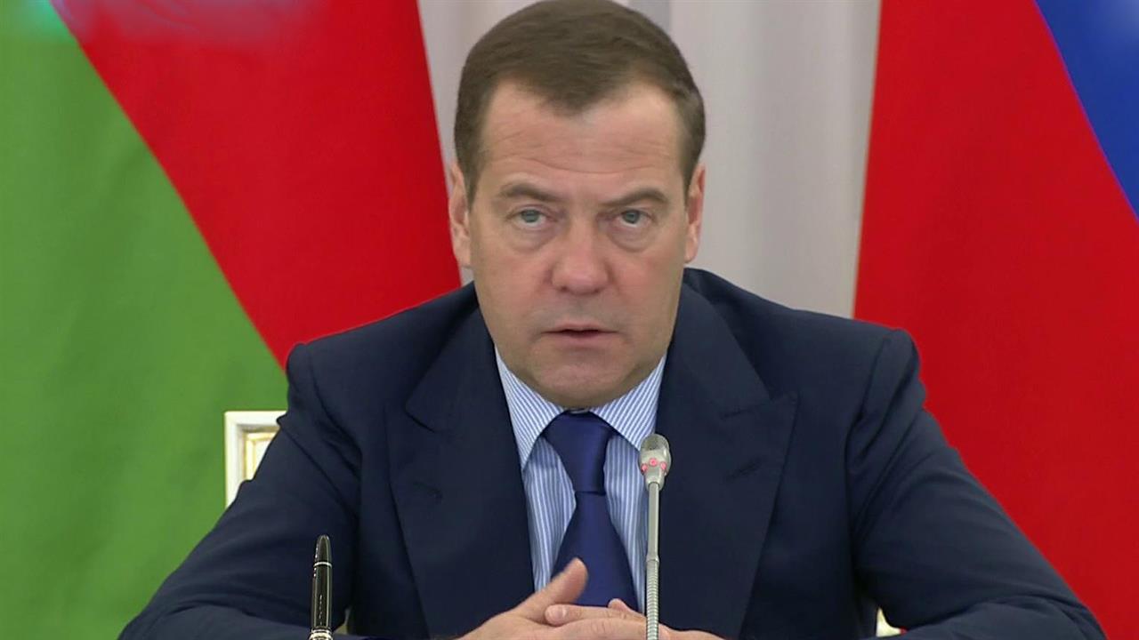 В Москве Дмитрий Медведев провел переговоры со своим белорусским коллегой Сергеем Румасом