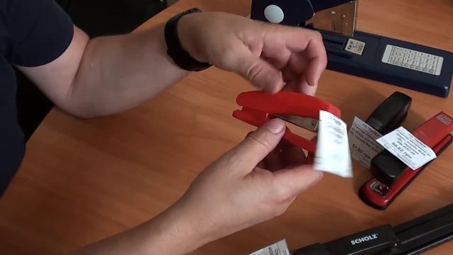 Степлер канцелярский - краткий обзор смотреть онлайн