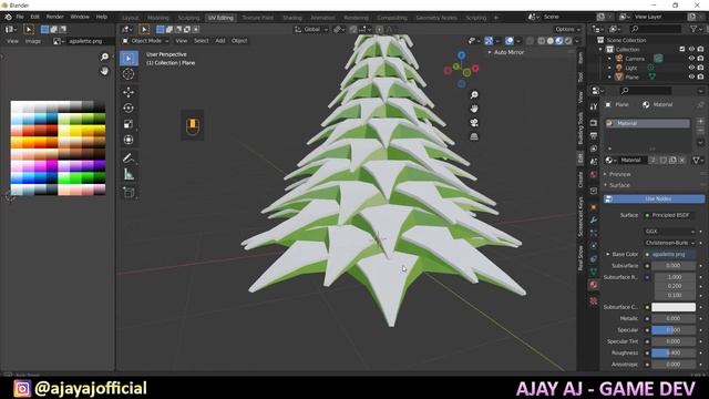 3d Christmas Tree Modeling Tutorial in Blender Tamil | Blender Tamil Tutorial | 3D Modeling in Tami