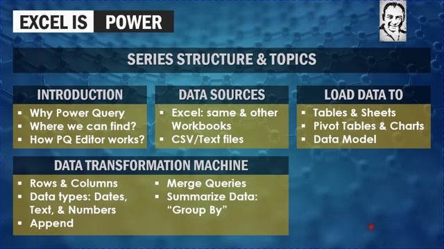 PQB00: Introduction to Excel Data Analysis Series - Power Query Basics (PQB)