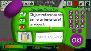 Secret ending - small null (Baldi's Basics 5 year Birthday Bash)