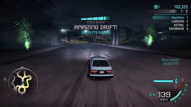 Trying to drift like Fujiwara Takumi in NFS: Carbon, part 1 смотреть онлайн