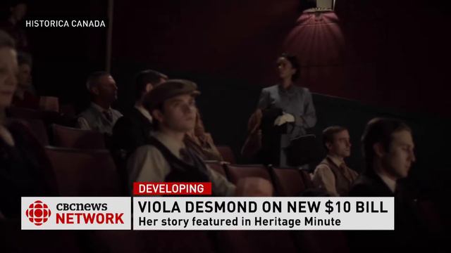 Viola Desmond unveiled as new face of Canadian $10 Bill - смотреть ...