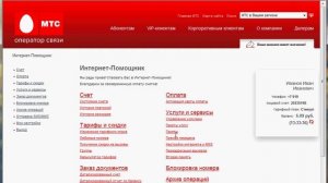 Интернет-помощник МТС.ру (8/12)