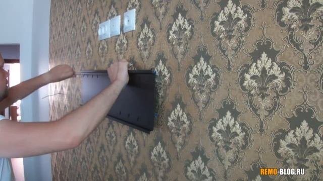 Как установить телевизор на стену