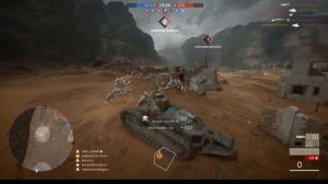 Battlefield 1(рядовой бой на имбе Renault FT)