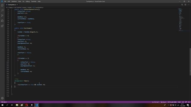 Unity Card Game: Turn Timer C# #26 смотреть онлайн