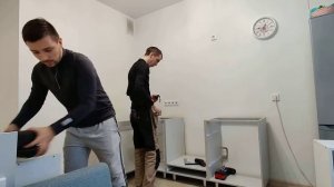 Монтаж кухонной мебели