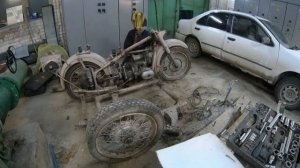 Реанимация мотоцикла УРАЛ 1965г. Часть 1.