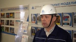 Обучение пожарных в турбинном цехе Калининской АЭС