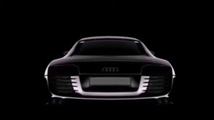 Первая Реклама Ауди R8  2007 год  Произведение искусства