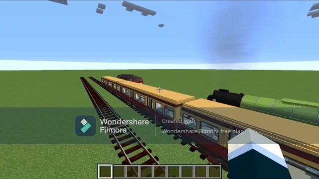 Trains in minecraft Voxel Trains Immersive Railroading Mod