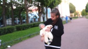 Прогулка с куклой на коляске / гуляю с реборном в городе