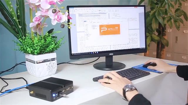 XCY Fanless Mini PC Intel Celeron J4125 Dual Gigabit Ethernet 2x RS232 HDMI VGA 4xUSB WiFi Windows1 смотреть онлайн