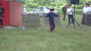 Танец с шашками (фланкировка) -юный воспитанник-казак