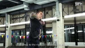 Плавание  Сухая разминка перед тренировкой  Александр Герасимов eng subtitles online video cutter c