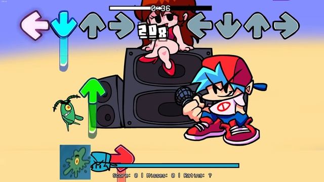 ? ПЛАКТОН хочет Формулу КрабсБургера во Friday Night Funkin' VS PLANKTON смотреть онлайн