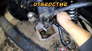 Замена сальника привода Baltmotors Striker 500 EFI / stels 500efi