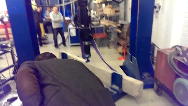 ЖБ балка. Испытание(1) смотреть онлайн