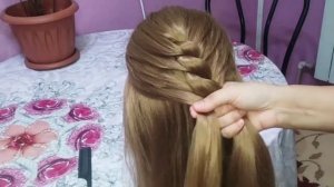 Коса из двух прядей/КОСА ЖГУТ