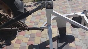 Скоба для выкопки чеснока на минитрактор. Конструкция, размеры.