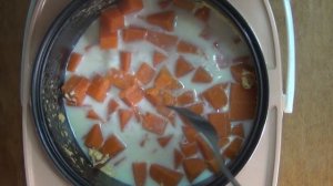 Тыквенная каша в мультиварке
