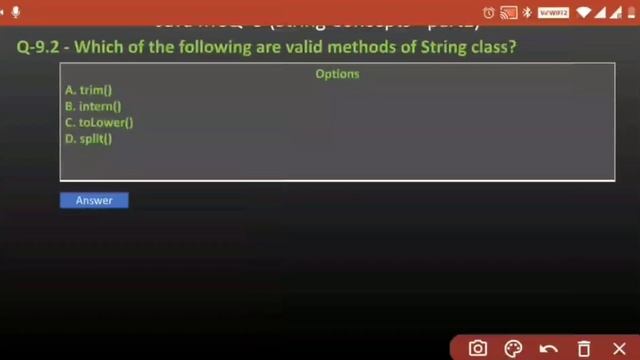 Java MCQ-9 Java String based question answers - Part1 смотреть онлайн