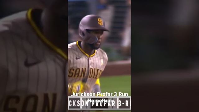 San Diego Padres Jurickson Profar 3 Run HomeRun Against LA Dodgers