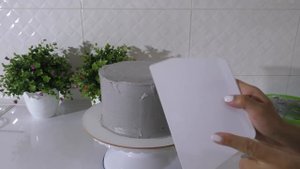КРЕМОВЫЙ ТОРТ с шоколадным декором Украшение торта