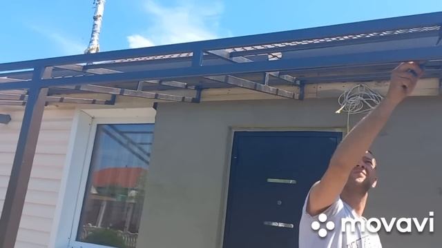 НАВІС з металу над вхідними дверима своїми руками!!!! смотреть онлайн