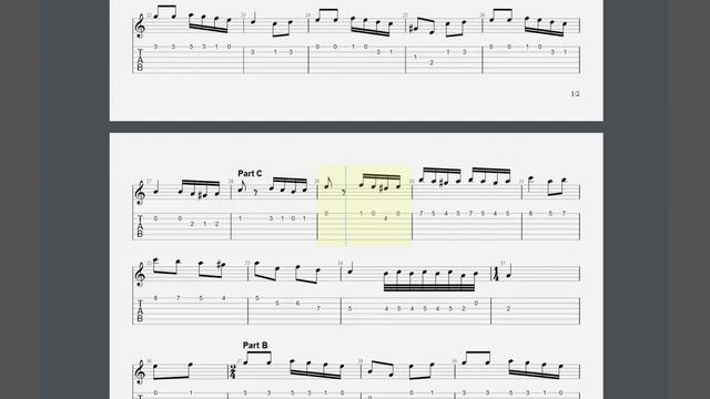 RONDO ALLA TURCA - EASY Classical Guitar Tab With PDF Download смотреть онлайн