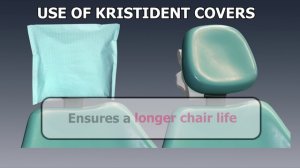 Headrest with Kristident cover vs. headrest without Kristident cover