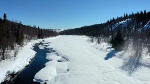 Невероятные красоты Интинского района.  Тур на снегоходе по Заостренной.