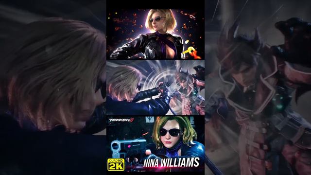 Nina Williams New Rage Art In Tekken 8!! #tekken #short #render #tekken8 #tekken8trailer