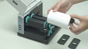 Postek Q8 Barcode Printer - Setup and Print