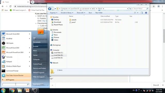 Lab 3.2 : Generate input SCF file for Quantum Espresso using Online Tool and Structure Visualizer. смотреть онлайн