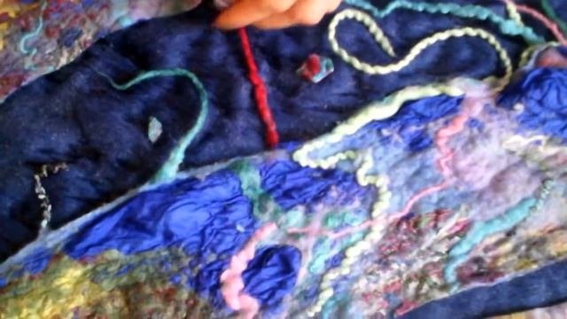 Мастер класс. Валяем декоративную подушку из шерсти! Master Class.We Lay Woolen Decor