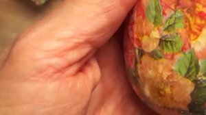 How to Decoupage Easter Eggs  Easter Art DIY