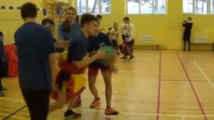 Эстафета ПАМПЕРСЫ 8-9 класс Ильинская СОШ №25