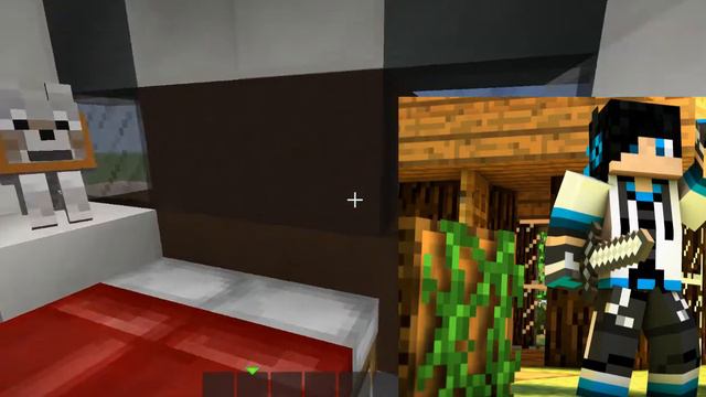 Дома животные в майнкрафт ВОЛК #1 смотреть онлайн