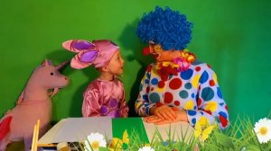 Буква А ! Учим АЛФАВИТ. 0+ Тим-Лунтик ,веселый клоун и Жужа знакомят самых маленьких с алфавитом .