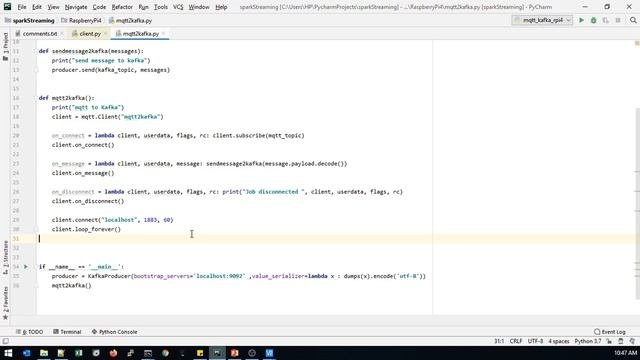 Simple Bigdata Spark project with IoT Sensors on RaspberryPi 4