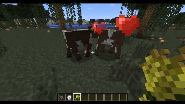 Как приручить? #2 Приручаем корову в Minecraft смотреть онлайн