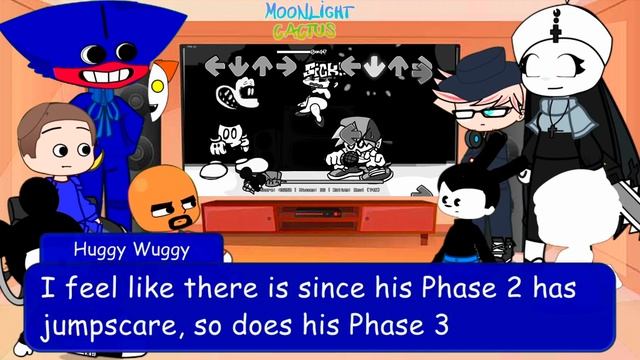 Friday Night Funkin' Mod Characters Reacts | Part 18 | Moonlight Cactus | смотреть онлайн