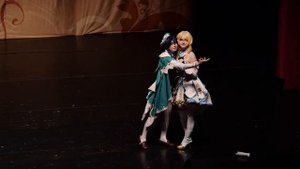 2 41 ИГРОВОЕ ДЕФИЛЕ №19 Влияние Геншина Люмин, Венти Maiagaru Merou, Amin